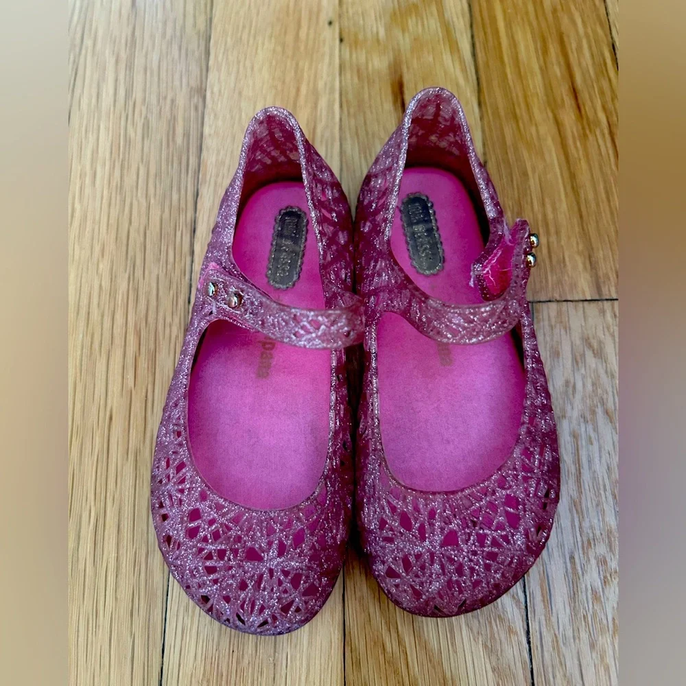 Mini Melissa pink ballet style sz 8